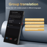 S35 AI Translator 148 Languages 19 Offline Photo Translation Real Time Voice Two Way ChatGPT DeepSeek Portable Travel Translation Device