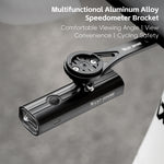 WEST BIKING Aluminum Alloy Bicycle Computer Holder Front Light Mount Integrated Bike Handlebar Extension Bracket