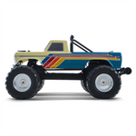 LinkMejor 11023BL Official Licensed for Ford F100 1/10 2.4G RWD 55km/h Brushless RS RC Car Monster Bashers Off-Road Truck Hobbywing Motor ESC Oil-Filled Shocks Metal CVD Dogbone Classic Vehicles Models Toys