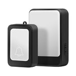 7 Colors Light Flash Changable Music Doorbell Volume Adjustable Built-in 28 Music Wire-free Wireless Door Chime Flash Bell Reminder for Deaf Old People Service Pager