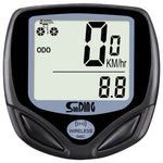 Sunding SD-546C Bike Computer Wireless Stopwatch Bicycle Speedometer Computers Bike Cycling Digital Odometer LCD Backlight