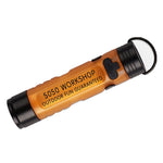 Mini Flashlight 200mAh 8W 240 Lumens Type-C Rechargeable Keychain Light Magnetic Base Glow Body EDC Pocket Light