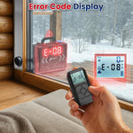Hcalory Diesel Heater Upgraded Version LCD Panel Remote Control with Wireless Temperature Sensing Function