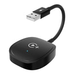 Wireless CarPlay Adapter Support Watch Video Online Netflix/YouTube/Tiktok For OEM Wired CarPlay Cars