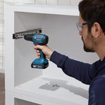 LinkMejor 185-LI for BOSCH Cordless Drill 18V 2Ah Brushless Motor High Speed 1900RPM Compact Design Keyless Chuck Wood Metal Screwdriver
