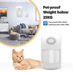 Tuya WiFi Infrared PIR Motion Sensor Security Protection Presence Sensor Detector Burglar Sound Alarm Smart Life Work with Alexa