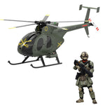 LinkMejor 1/25 XS-01 XS-02 XS-03 Night Raid Pilot / Assault Pilot / Tactical Night Raid Pilot Model Applicable for Eachine E220S MD500 RC Helicopter(Not Include the RC Helicopter)