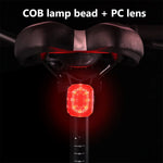 LinkMejor Smart Sensing Brake Bicycle Taillight 6 Lighting Modes Waterproof Type-C Charging Bike Rear Light for MTB Night Riding Warning Safety