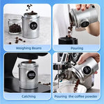 Digital Coffee Dosing Cup 0.1g Precision Espresso Scale 500g Max Capacity Compact Portable Energy Efficient USB Rechargeable Precise Measurement Touch Screen Espresso Accessory