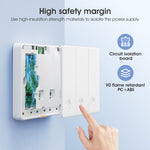LinkMejor Tuya Smart Zigbe 10G Motion Sensor Radar Switch Single Live Wire/Neutral Live Wire APP Remote Control Human Motion Detection Alarm No Required Voice Control