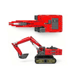 Mould King 15061 15062 Mechanical Digger Engineering Model Building Block Brick Assembly Kit for Children Birthday Gift Toys