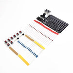 Small Blackboard DIY Electronic Quiz Buzzer Kit 8-Way Responder Digital Display Test Circuit Soldering Practice Module Kit