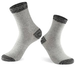 6 Pair Autumn Winter Men Socks Cotton Leisure Business Long Socks Walking Running Hiking Warm Socks For Male Plus Size 42-48
