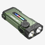 JETBeam E28 5 Light Multi Purpose EDC Flashlight Dual White Lights+RGB Side Light 7000mAh IPX8 Waterproof Type-C Rechargeable High Lumens Magnetic Work Light