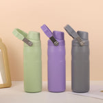 1000ml Stainless Steel Sport Coffee Tumbler Vacuum Flask Water Bottles With Drinking Directly Mouth