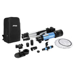 [US Direct] AOMEKIE AO2002 400/70mm Refractor Adult Astronomical Telescope with Phone Adapter Adjustable Tripod and Finder for Beginners and Amateurs to Observe the Moon AO2002