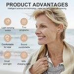 Sound Amplifier Dedicated Invisible Ear Internal Earbuds Adjustable Noise Reduction USB Charging Earphone for Elderly