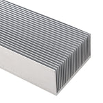 Dense Teeth Heat Sink 69*37*150mm Aluminum Heat Sink LED Heat Sink Aluminum Block Compact Teeth 24 Fin Radiator for IC Module PC Computer LED PCB