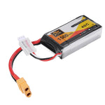 LinkMejor 7.4V 1500mAh 40C 2S Lipo Battery XT60 Plug