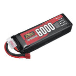 LinkMejor Power 11.1V 6000mAh 100C 3S LiPo Battery T Plug for RC Car