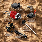 LinkMejor KF13 RTR 1/16 2.4G 4WD 30km/h RC Car High Speed Off-Road Truck Full Proportioal LED Light Remote Control Vehicles Models Toys