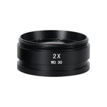 LinkMejor WD165 0.5X 0.7X  2.0X Auxiliary Objects Lens Microscope Camera Lens For Trinocular Binocular Stereo Zoom Microscope Barlow Glass Lens