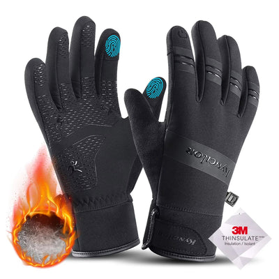 3M Waterproof Outdoor Warm Gloves for Outdoors Sports Ski Motorcycle Cycling