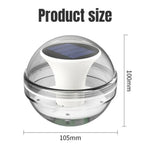 Elfeland Solar Water Drift Light Waterproof LED Solar Glow Ball Lamp 3 Lighting Modes Pools Pond Fountain Garden Party Home Decoration