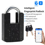 916TT IP67 TTLock Smart Padlock bluetooth APP Fingerprint Lock Keyless Bag Pad Lock Gateway Aleax Google Home Electronic Door Lock