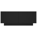 TV Cabinet Black 39.4"x14"x16" Chipboard