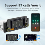 5 Inch Single Din Car Stereo MP5 Player 300PPI Ultra-Clear Touchscreen bluetooth Reverse Interconnection Wireless Apple CarPlay/Android Auto USB Type-C Fast Charge