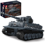 Mould King Military Series 20014 Tiger Tank 1:35 Scale APP RC Motorized Building Block Assembly Kitwith MK5 Power Module for Children Gifts