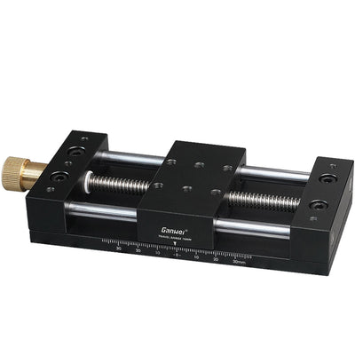 75mm 120mm Travel Displacement Platform Precision Linear Stage Aluminum Alloy High Load Capacity Laser Engraved Scale Lab Industrial Equipment