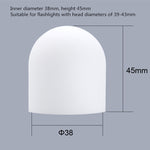 Silicone Elastic Flashlight Diffuser Lampshade Lamp Shade For Astrolux ST06 WP5 Suitable for a Diameter of 38mm/40mm Flashlight Cover Accessories