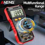 LinkMejor SZ304 Digital Multimeter, ABS Body, Accurate Measurement of Voltage Current Resistance Capacitance Frequency with Diode Data Retention & Automatic Shutdown Essential Tool for Electrical Testing and Troubleshooting