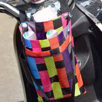 LinkMejor 1PCS Waterproof Cycling Front Storage Bicycle Bag Mobile Phone Holder Bike Basket for MTB Bike Road Bike