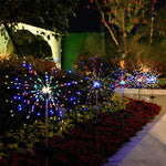 Outdoor Solar Lights 90/120/150LEDs Solar Firework Lamp Garden Decoration Outdoor Lawn Light New Year Christmas Lights