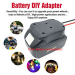 Multi-purpose Power Adapter Dock Compatible with Makita 18V Batteries Reliable ABS Shell Easy Connections for DIY Projects and Electric Vehicles
