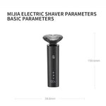 LinkMejor MIJIA S301 Men's Electric Shaver Beard Trimmer Machine Shaving Portable Flex Razor IPX7 Washable Trimer Ceramic Blade