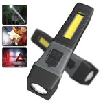 LinkMejor Flashlight with Pen Clip Holder Rotatable Tail Flashlight with Magnet Strong Light Flashlight Working Light