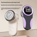 Tevorex Smart Digital Display Lint Remover 6 Blades Fabric Shaver Type-C Fast Charging Electric Clothes Defuzzer for Sweaters Clothes