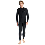 LinkMejor 3mm Warm Neoprene Long Sleeve Wetsuit High Elasticity Wear-resistance Diving Suit Thermal Suit for Surfing Snorkeling Diving Swimming