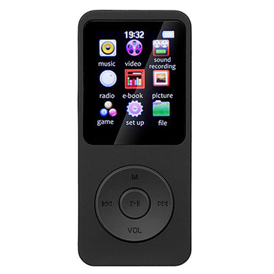 MP3-01C 1.8-inch Screen MP3 Player bluetooth 5.0 Lossless Hi-Fi Sound  FM Radio Voice Recorder Portable Music Player Ebook Video Sports Travel Gadget