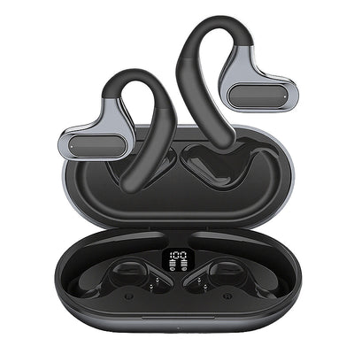 F8 TWS Wireless bluetooth 5.4 Earphone 16.2mm Wool Paper Diaphragm 360° Panoramic Sound ENC Call Noise Cancelling Low Delay AI Translation Earhooks Waterproof Sports Headphones