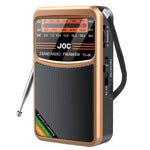 TG-66 Portable Radio AM FM SW Pocket Radio with Rechargeable Battery Good Reception Supports Wired Earphone Mini FM Receiver Radios