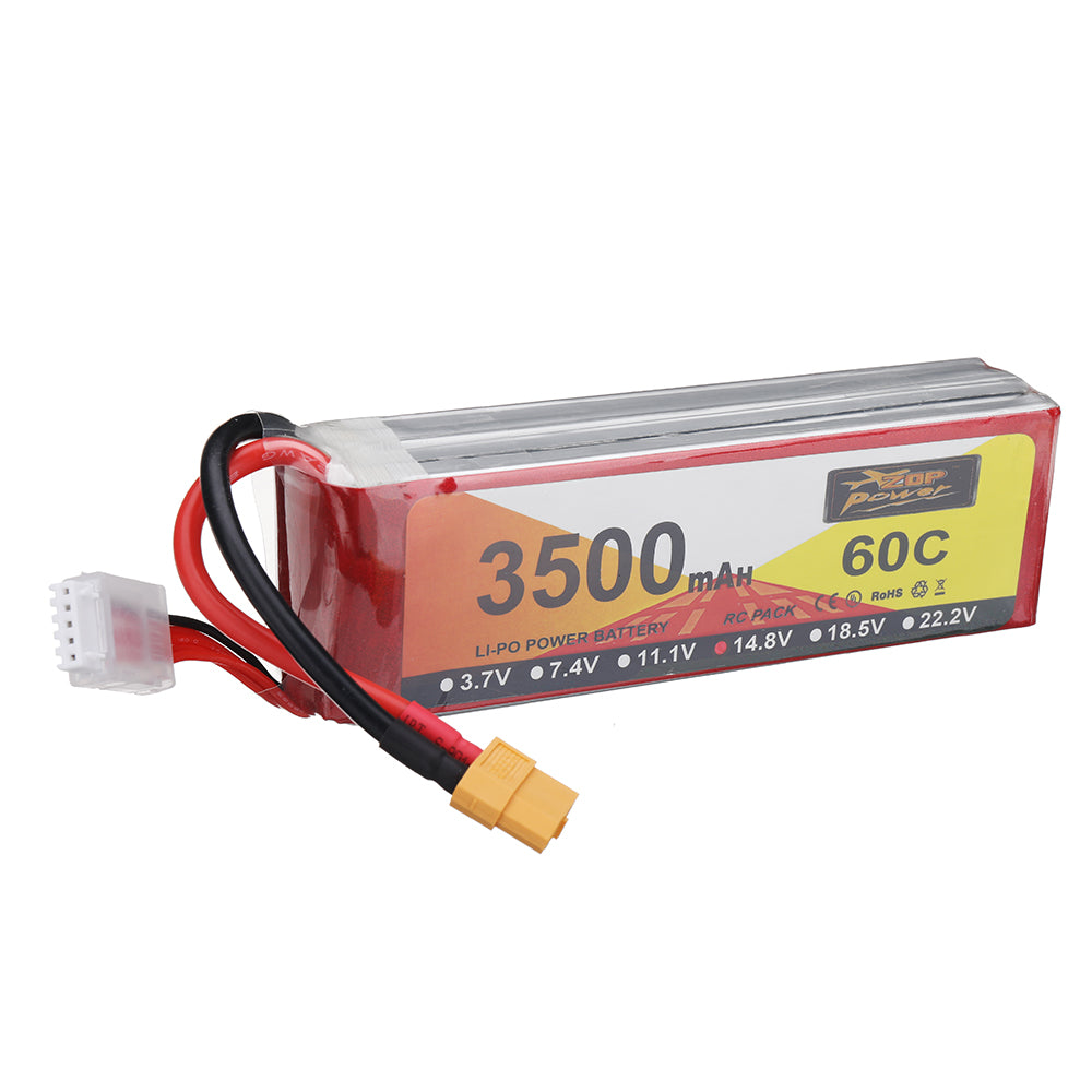LinkMejor 14.8V 3500mAh 60C 4S LiPo Battery XT60 Plug for RC Drone