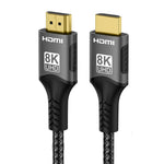 8K@60Hz HD Cable HD2.1 to HD Cable 48Gbps 4K@120Hz Ultra High Speed HD Cord Compatible with PS5/Xbox/TV/Monitor