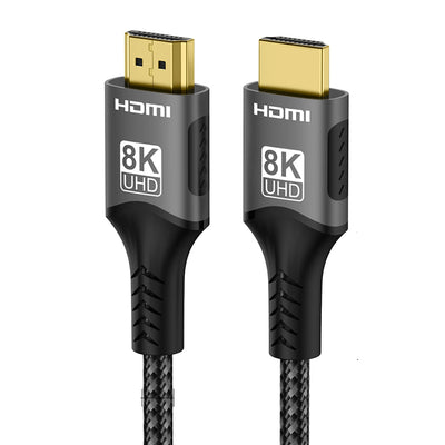 8K@60Hz HD Cable HD2.1 to HD Cable 48Gbps 4K@120Hz Ultra High Speed HD Cord Compatible with PS5/Xbox/TV/Monitor
