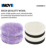 LinkMejor Portable Handheld Electric Polishing Machine Car Polishing Waxing Glaze Sealing Machine 5 Adjustable Speed Levels Car Polishing Maintenance