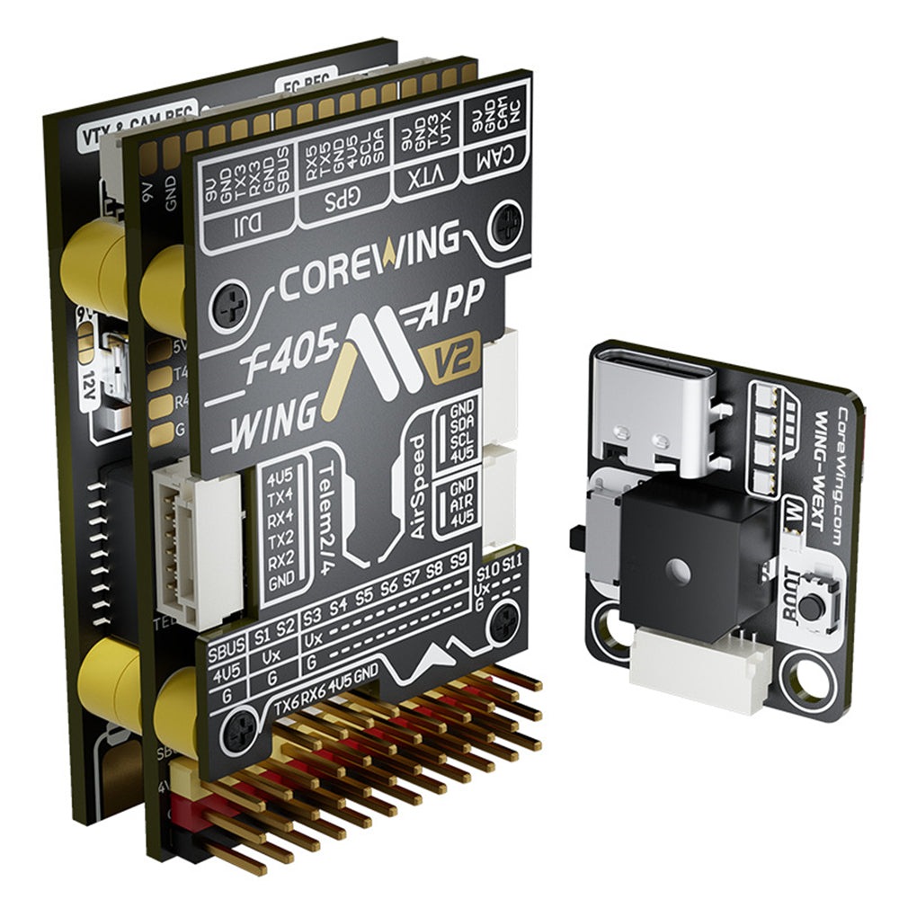 LinkMejor F405 Wing APP V2 Flight Controller Supports VTOL Ardupilot for Fixed-wing RC Airplane